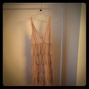 Dress, nude/beige, worn once , size M